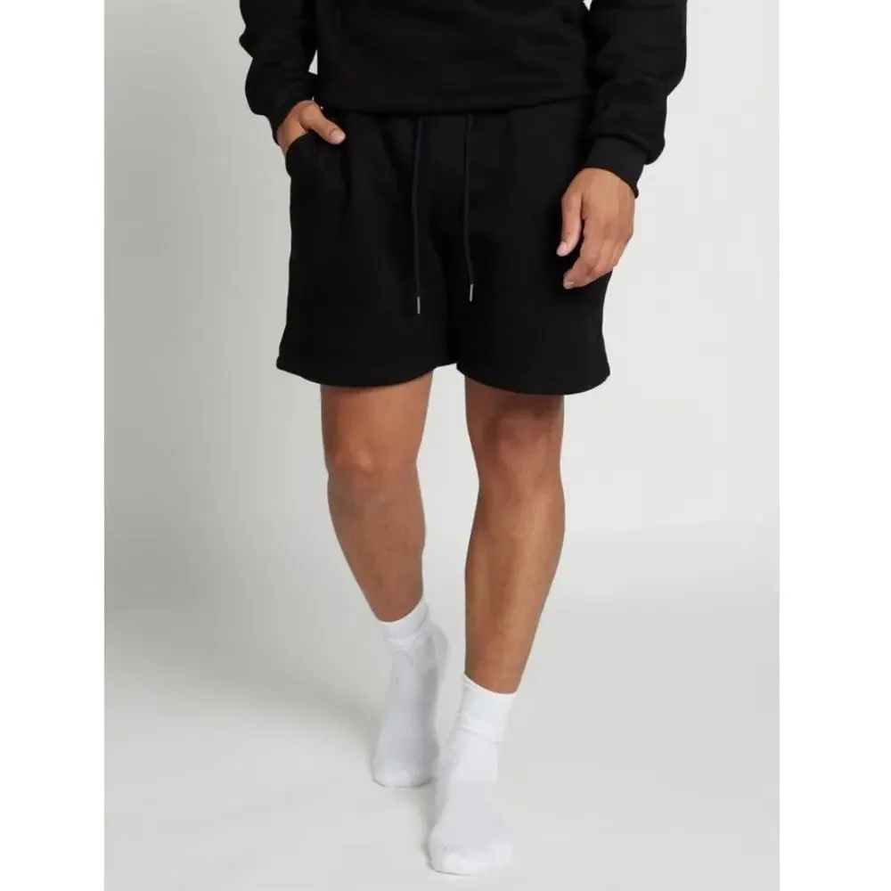 COMFRT Basic Fleece Short in Onyx Black